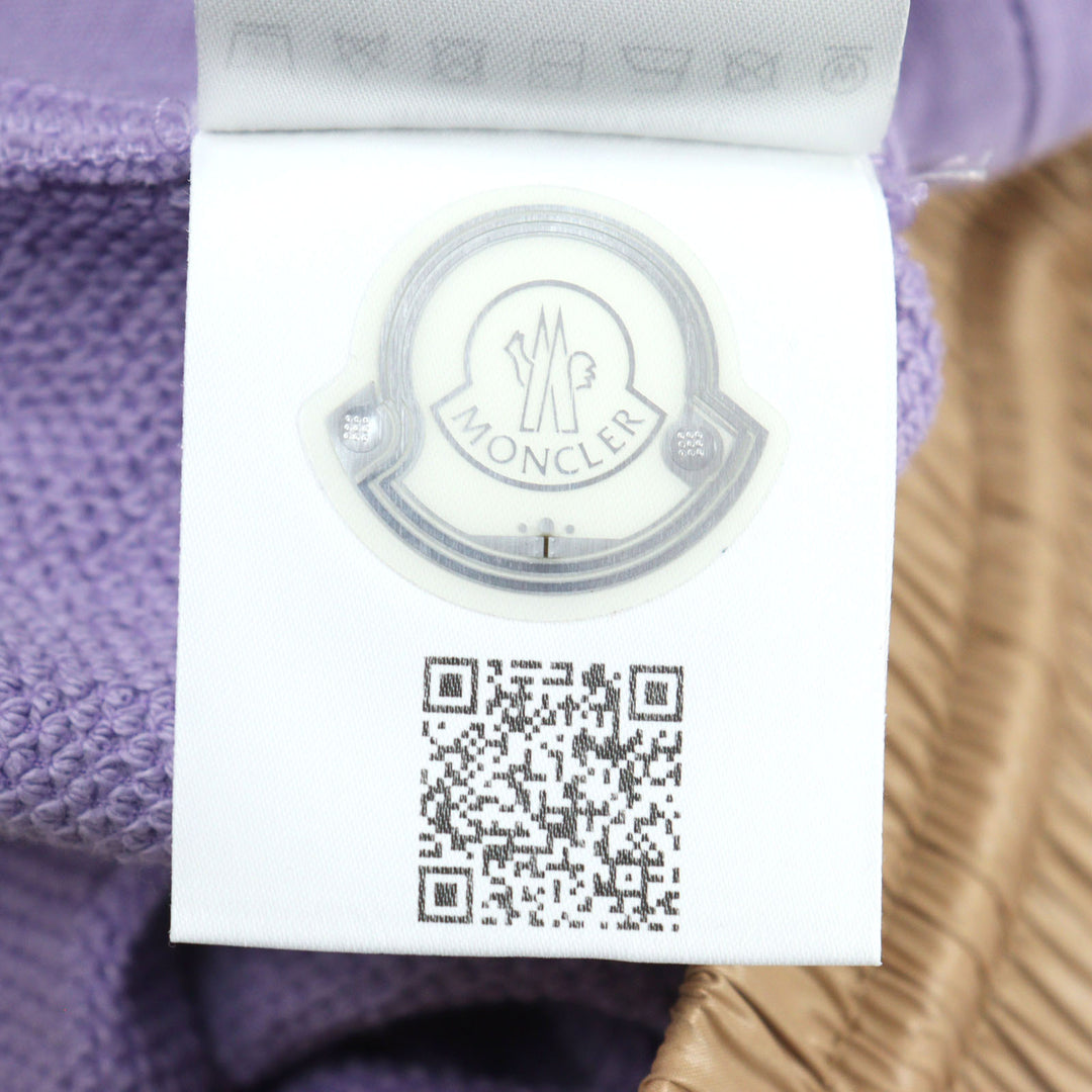 Excellent MONCLER Pants SWEATBOTTOM Purple beige cotton mens M