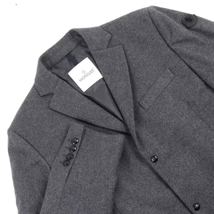 Excellent MONCLER Down jacket MILLEVACHES GIUBBOTTO gray wool 1