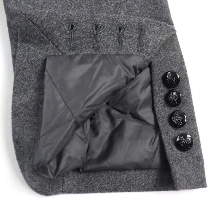 Excellent MONCLER Down jacket MILLEVACHES GIUBBOTTO gray wool 1
