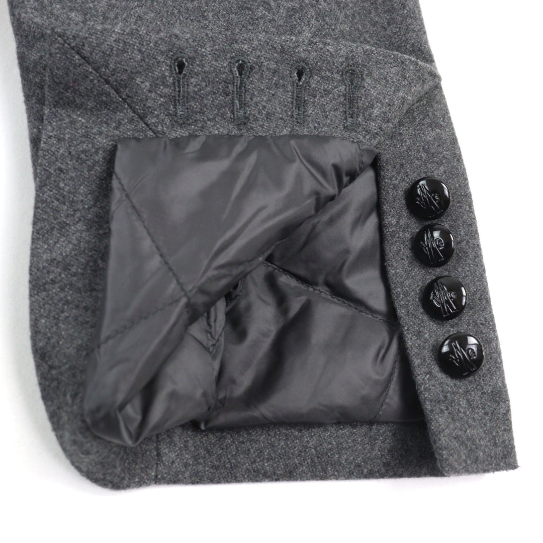Excellent MONCLER Down jacket MILLEVACHES GIUBBOTTO gray wool 1