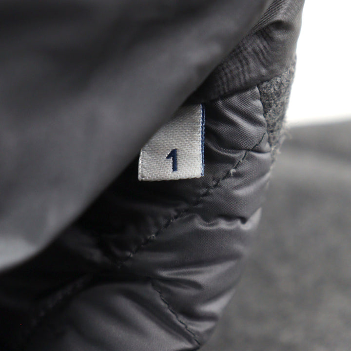 Excellent MONCLER Down jacket MILLEVACHES GIUBBOTTO gray wool 1