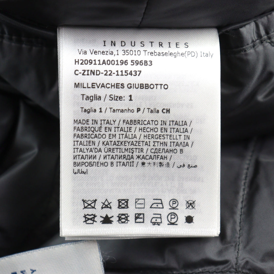 Excellent MONCLER Down jacket MILLEVACHES GIUBBOTTO gray wool 1