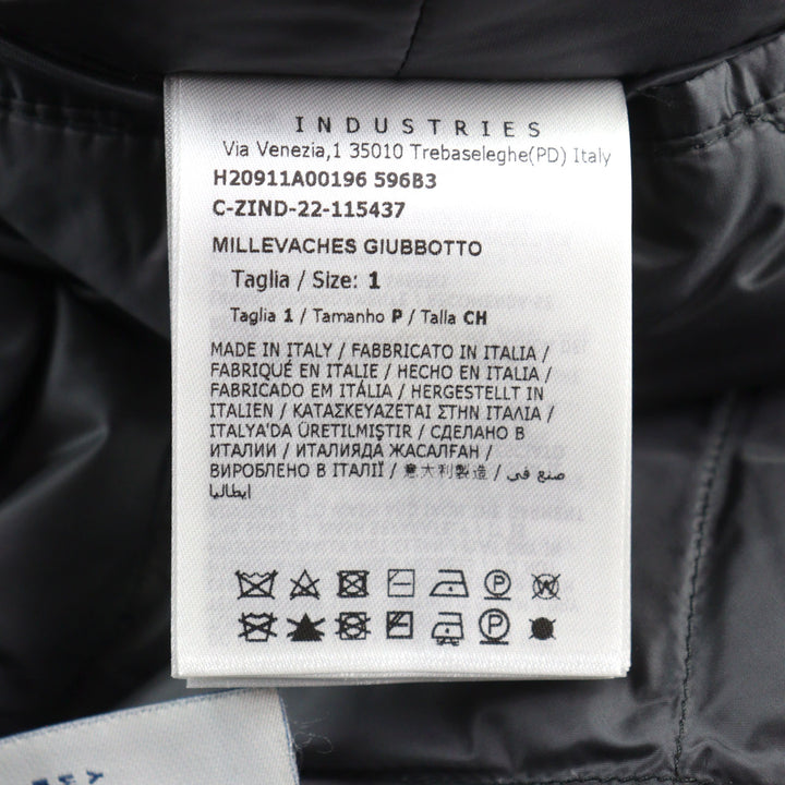 Excellent MONCLER Down jacket MILLEVACHES GIUBBOTTO gray wool 1