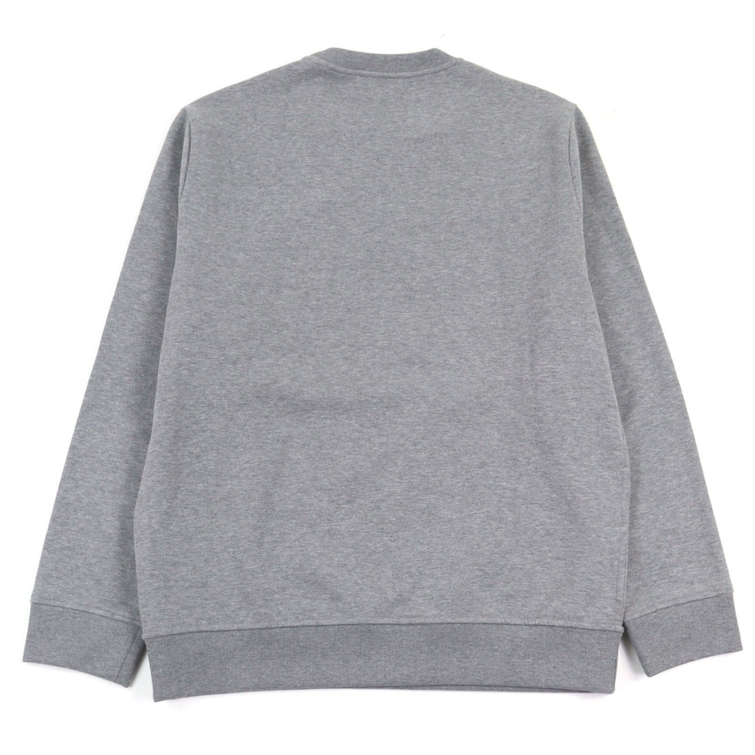 Excellent HERMES sweat Metallerie au Carre Gray cotton mens M 467810HA