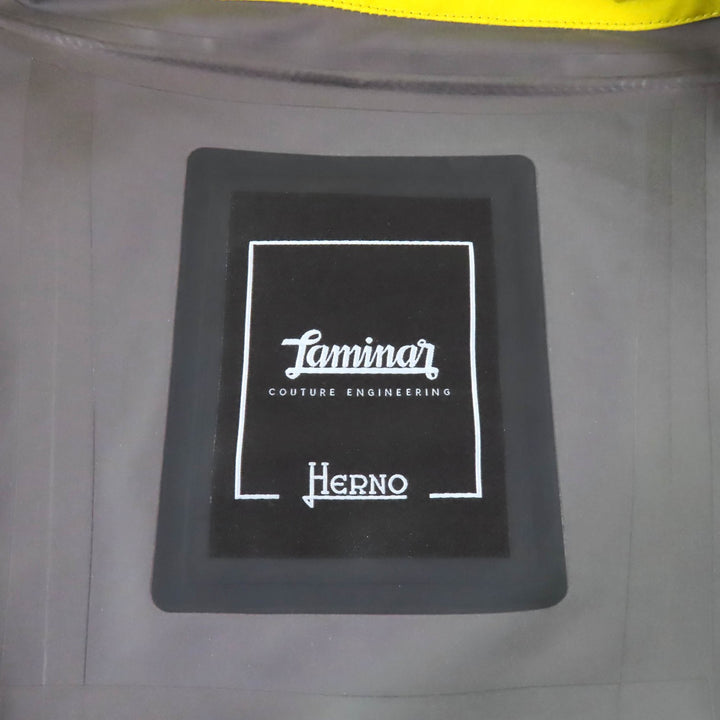Pristine Herno Nylon jacket GORE-TEX yellow polyester Women 42 GA007DL