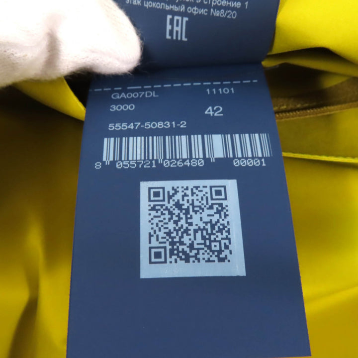 Pristine Herno Nylon jacket GORE-TEX yellow polyester Women 42 GA007DL