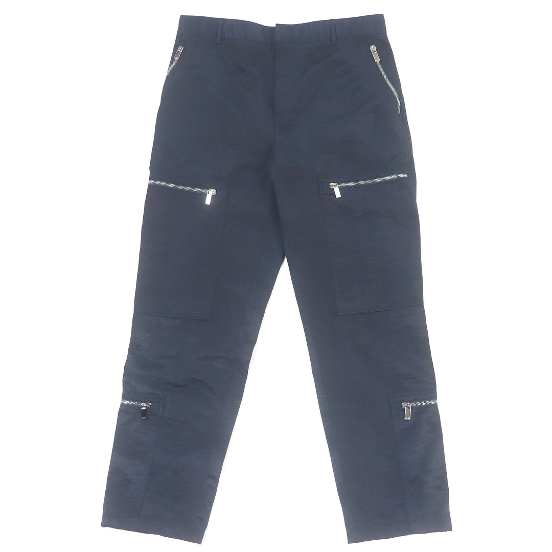 Excellent DIOR Pants nylon cargo pants Navy polyester mens 50 183C174A5111