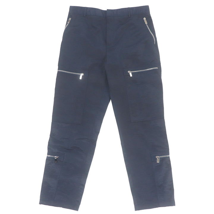 Excellent DIOR Pants nylon cargo pants Navy polyester mens 50 183C174A5111