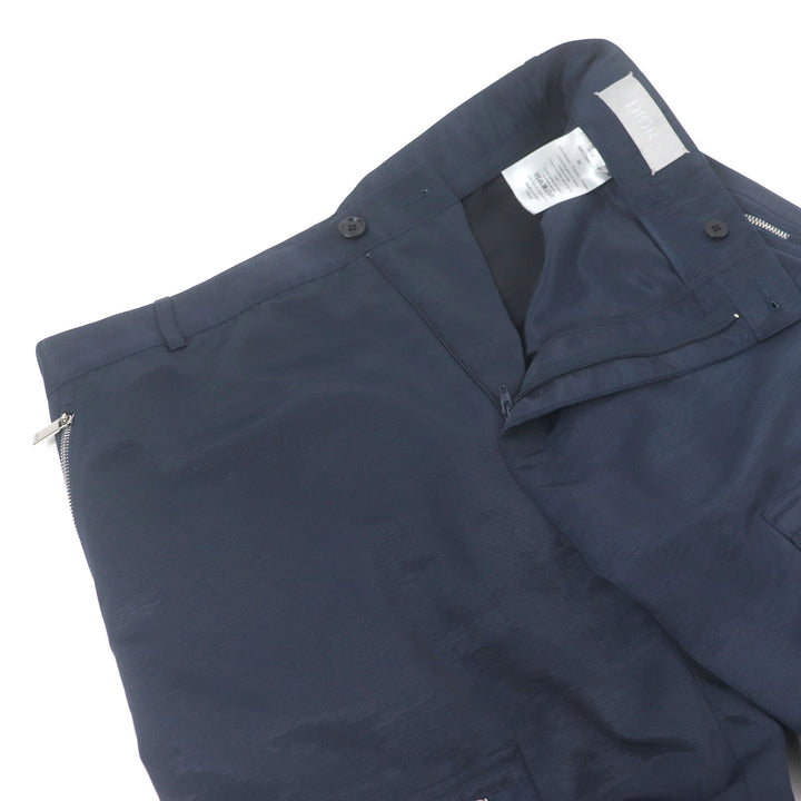 Excellent DIOR Pants nylon cargo pants Navy polyester mens 50 183C174A5111
