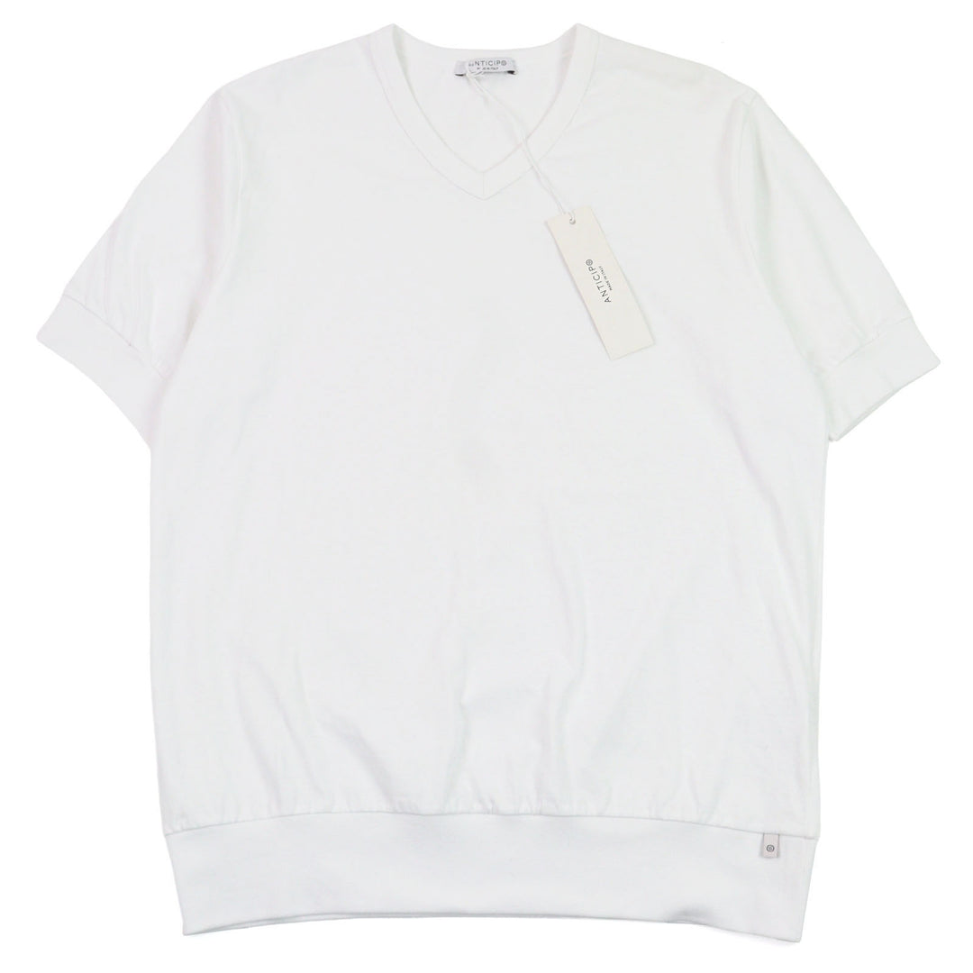 Pristine ANTICIPO Short sleeve T-shirt INZOLIA INZOLIA white cotton mens 44