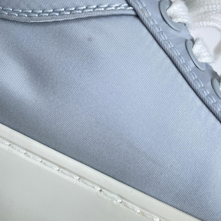 Great PRADA sneakers Re-Nylon double wheel triangle logo blue Nylon Women 35.5