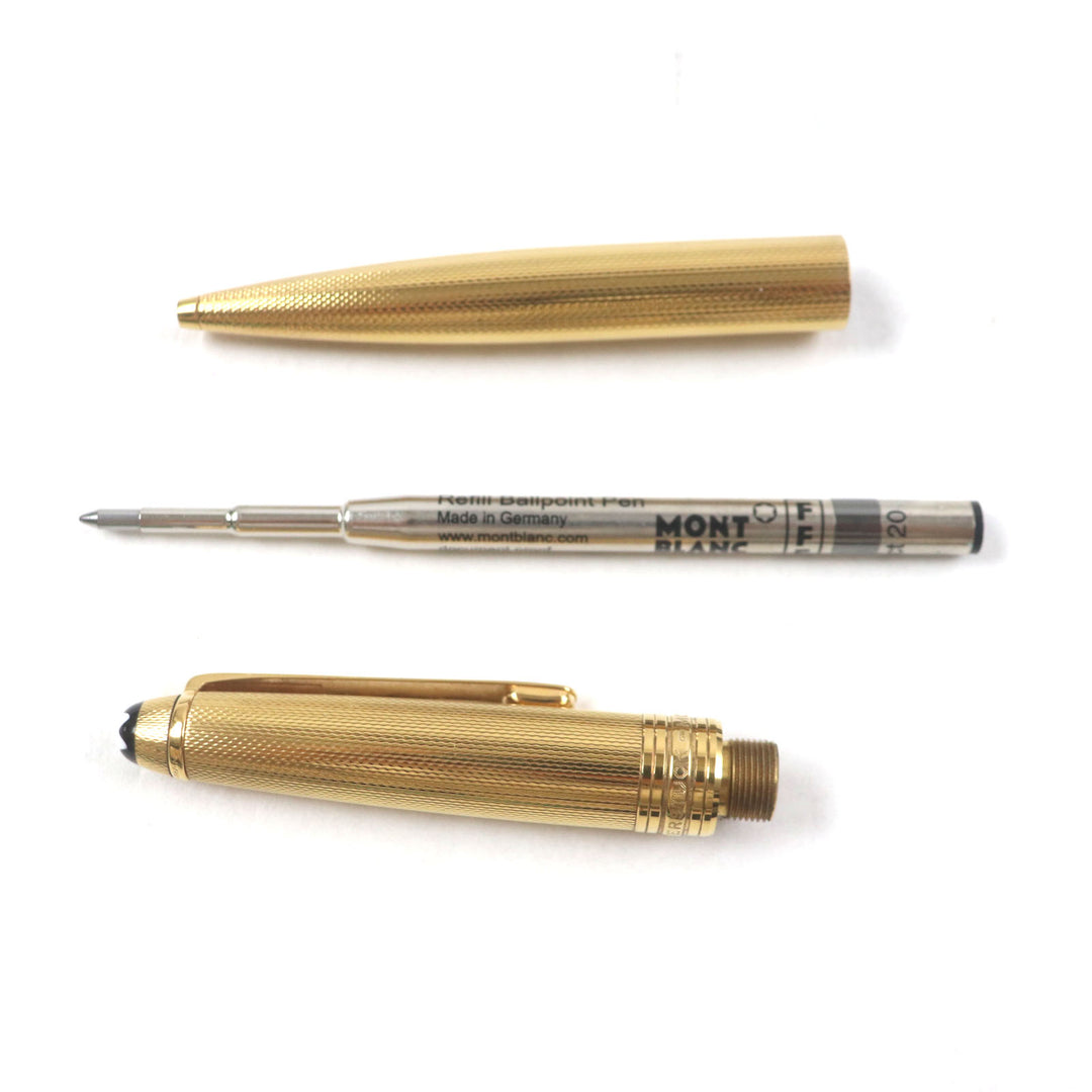 Great MONTBLANC Ballpoint pen Meisterstck Solitaire #1643 Vermeil Barley Barley