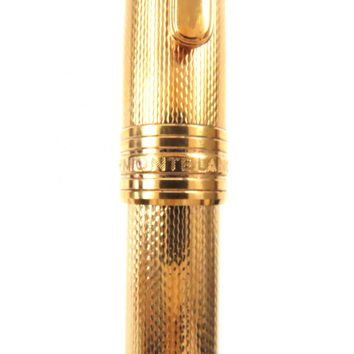 Great MONTBLANC Ballpoint pen Meisterstck Solitaire #1643 Vermeil Barley Barley