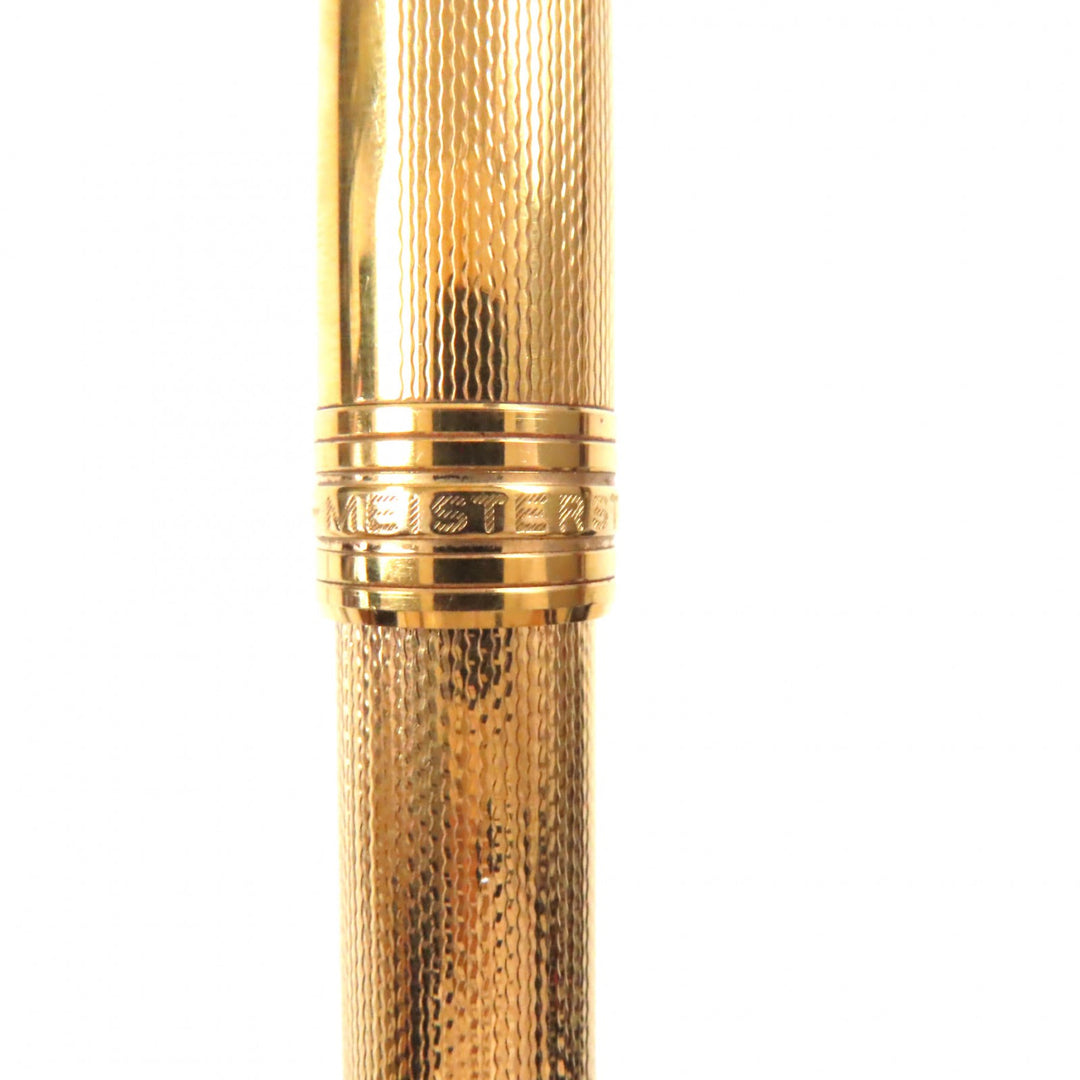 Great MONTBLANC Ballpoint pen Meisterstck Solitaire #1643 Vermeil Barley Barley