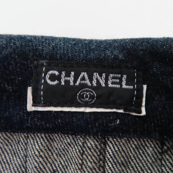 Great CHANEL Denim Jacket Indigo cotton Women