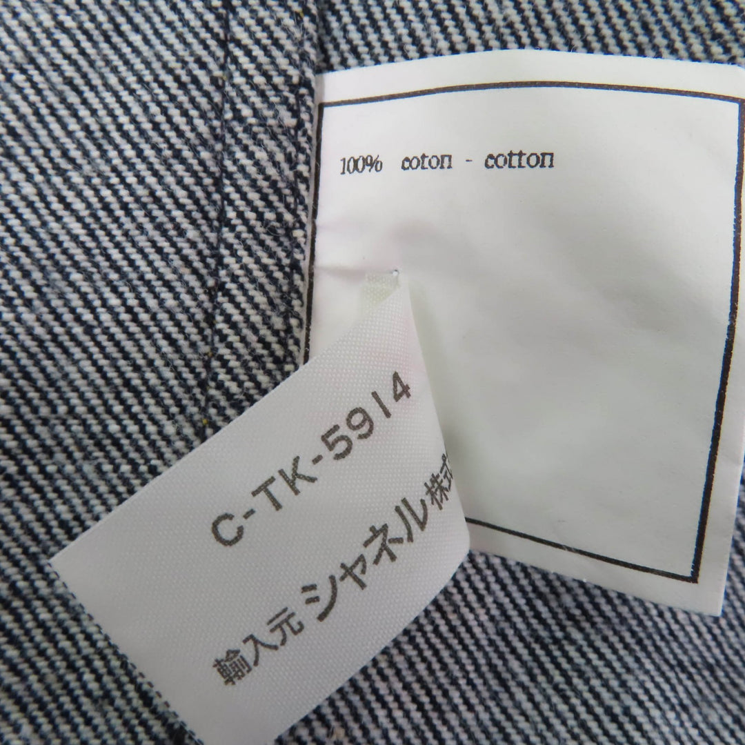 Great CHANEL Denim Jacket Indigo cotton Women