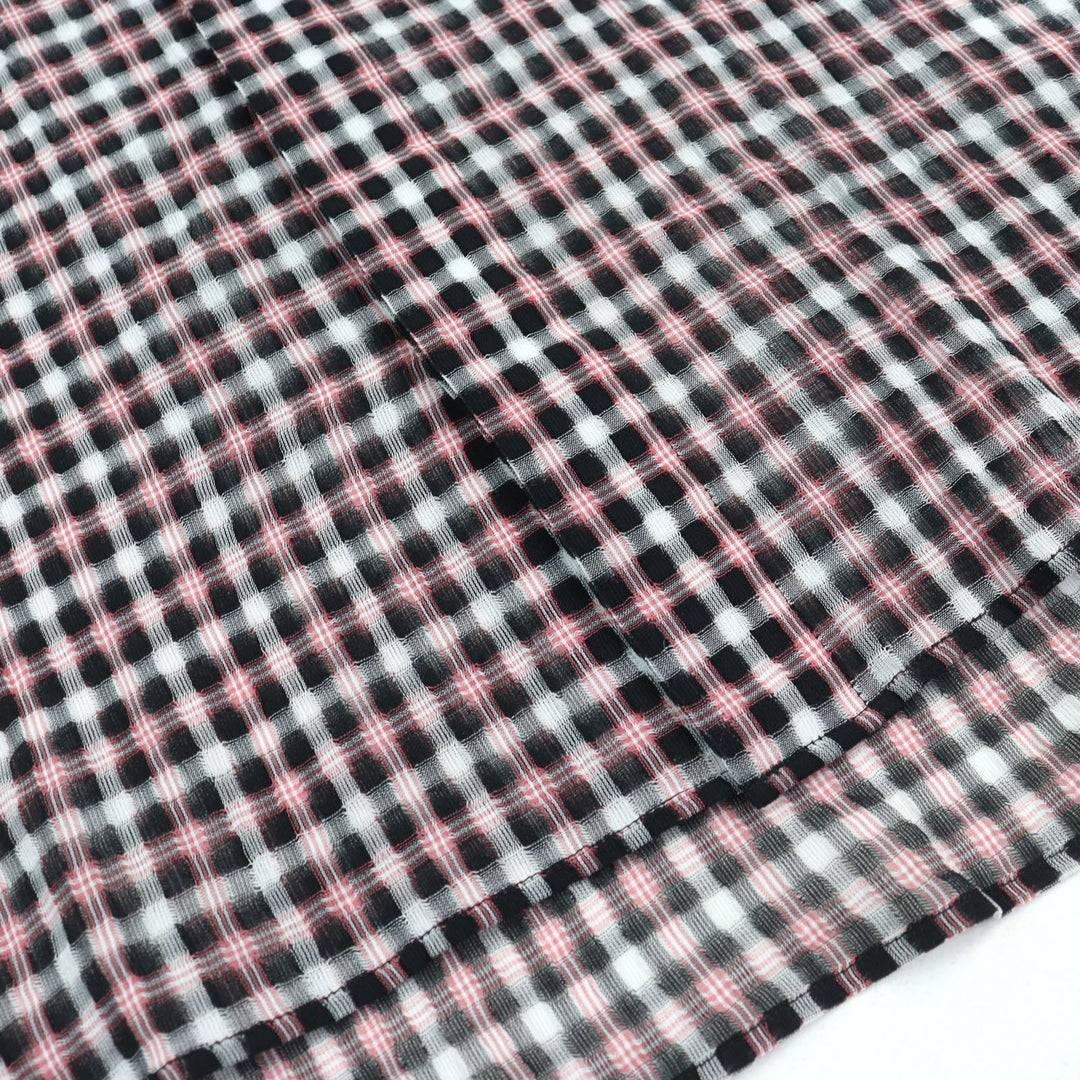 Excellent DIOR Long sleeve shirt pink black white cotton mens 38 293C516A5571