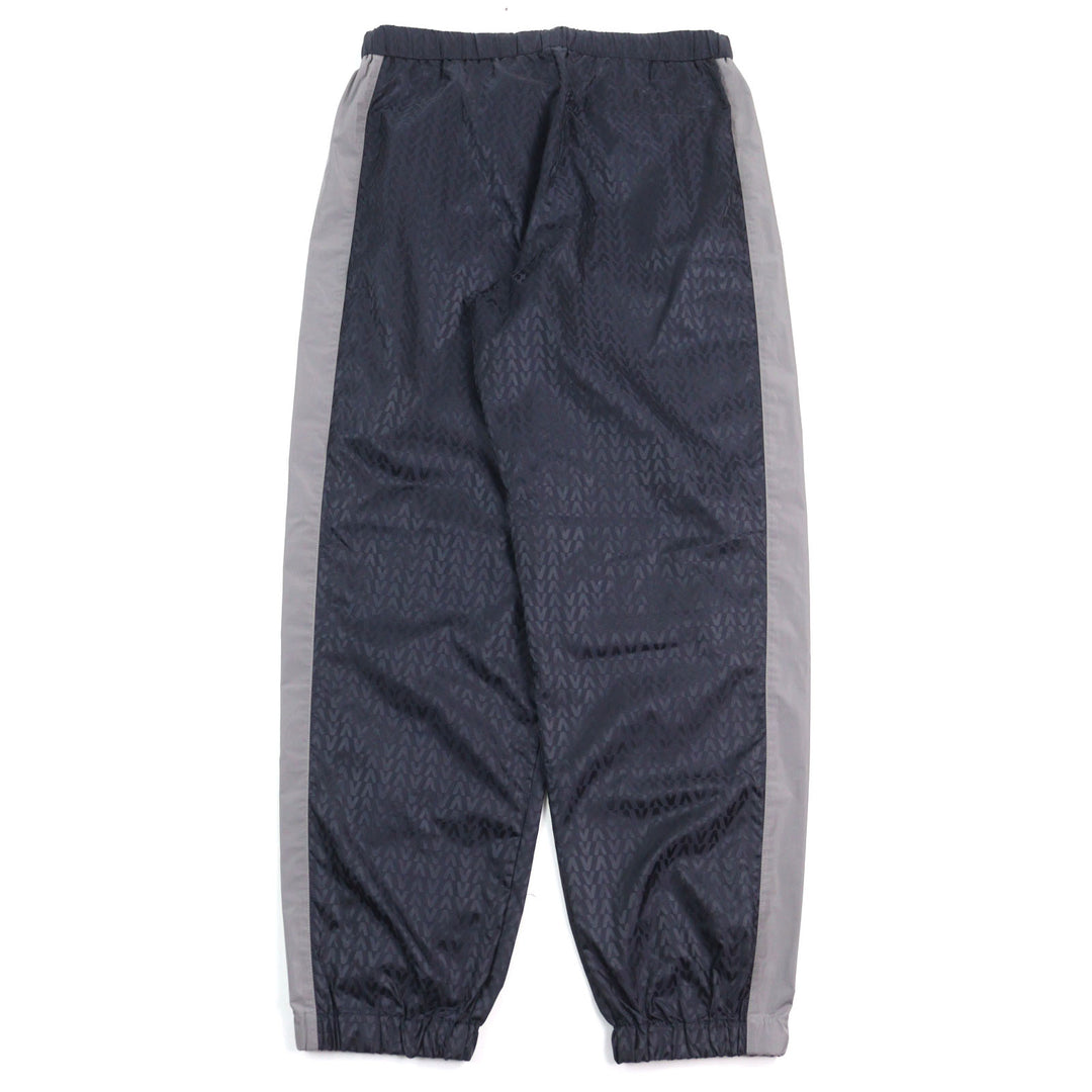 Excellent VALENTINO Pants Navy Gray Blue Nylon mens 48 WV3RBA337GQ