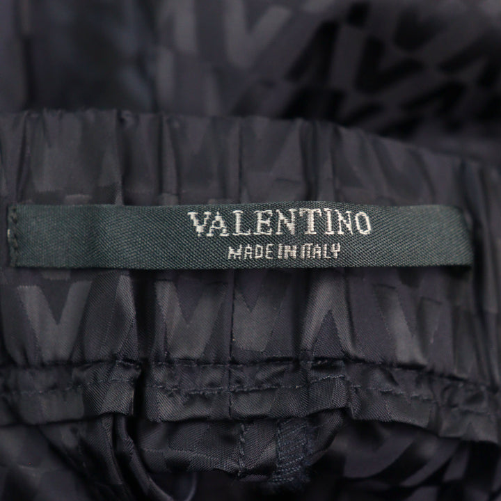 Excellent VALENTINO Pants Navy Gray Blue Nylon mens 48 WV3RBA337GQ