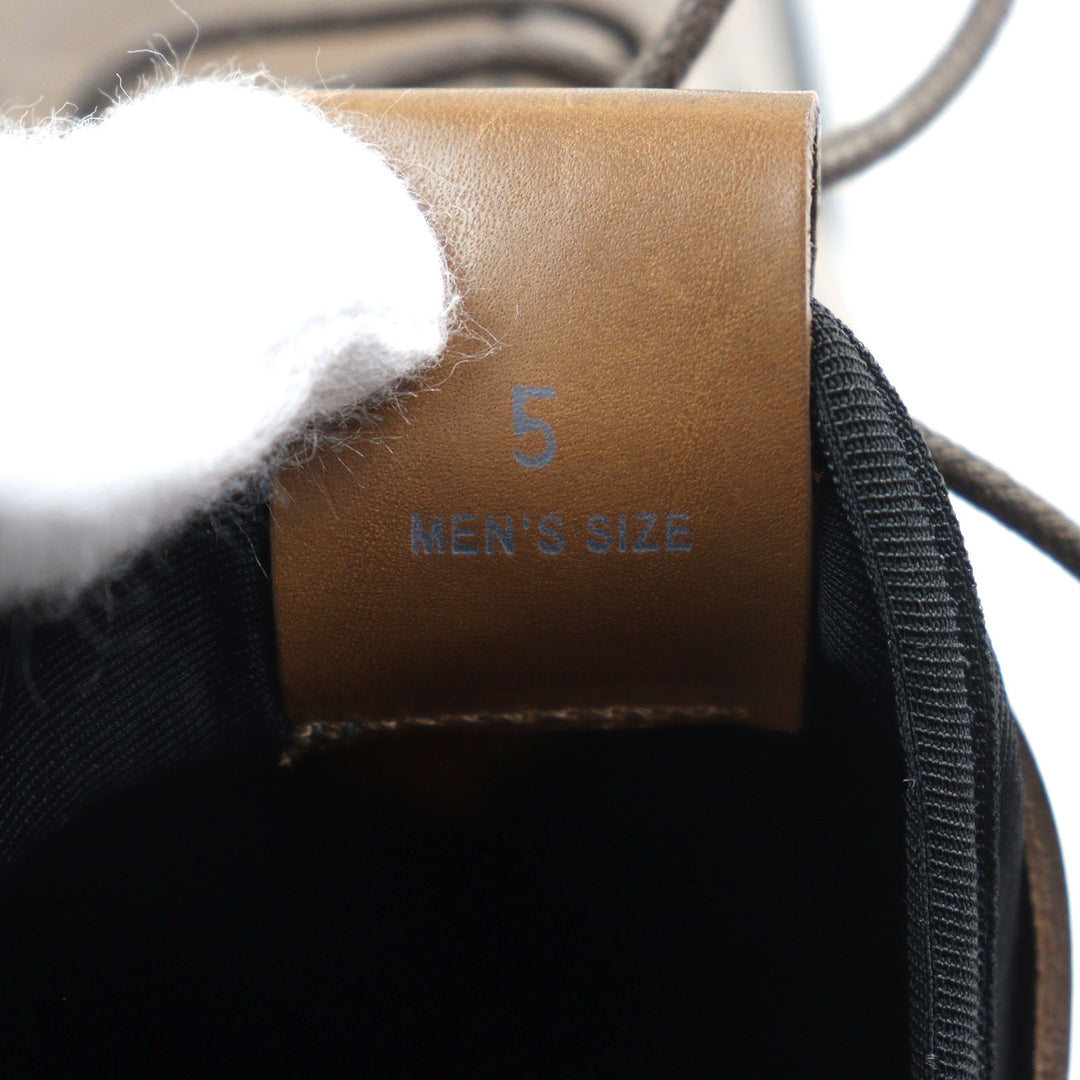 Pristine TOD’S Leather shoes ALL.NEOPRENE URBAN Brown leather mens 5