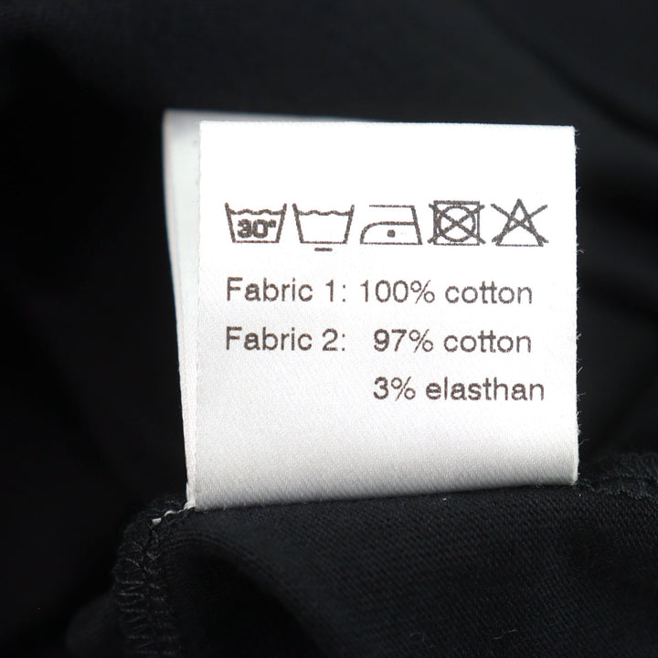 Pristine ANTICIPO Short sleeve T-shirt INZOLIA INZOLIA black cotton mens 44