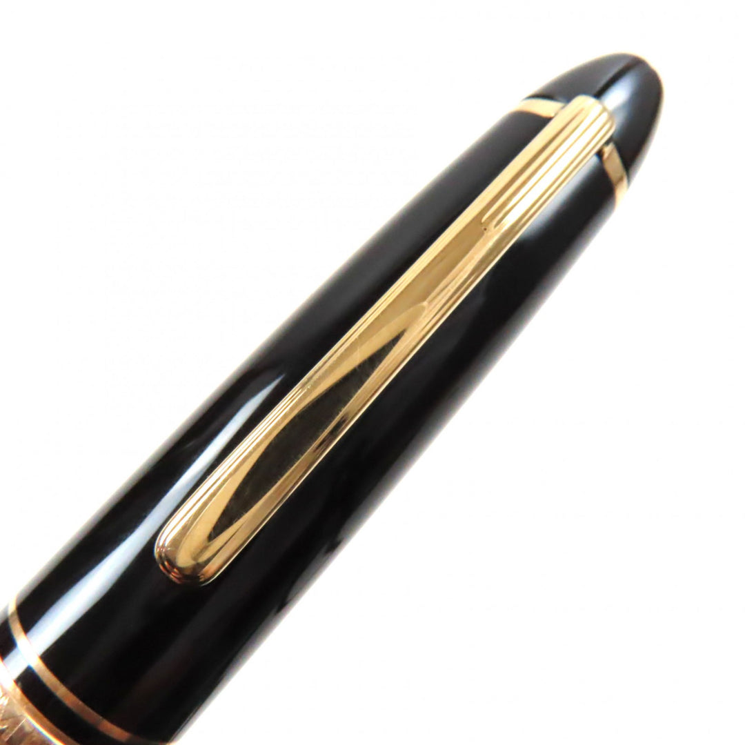 Very Good MONTBLANC fountain pen Meisterstck #147 Traveler Black gold 14K mens