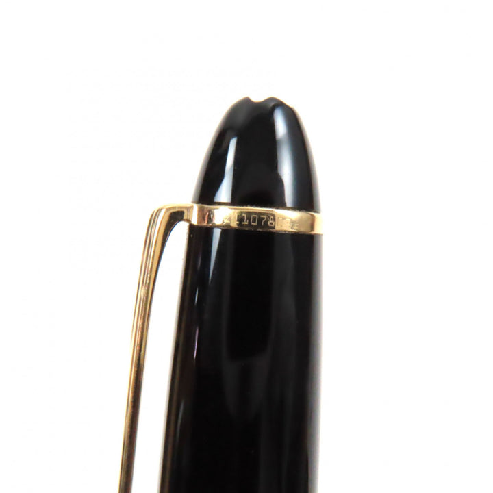 Very Good MONTBLANC fountain pen Meisterstck #147 Traveler Black gold 14K mens