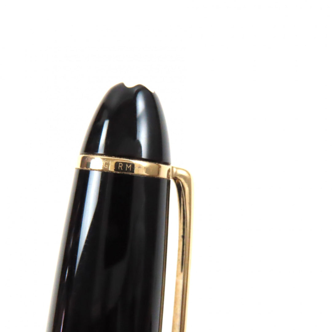 Very Good MONTBLANC fountain pen Meisterstck #147 Traveler Black gold 14K mens