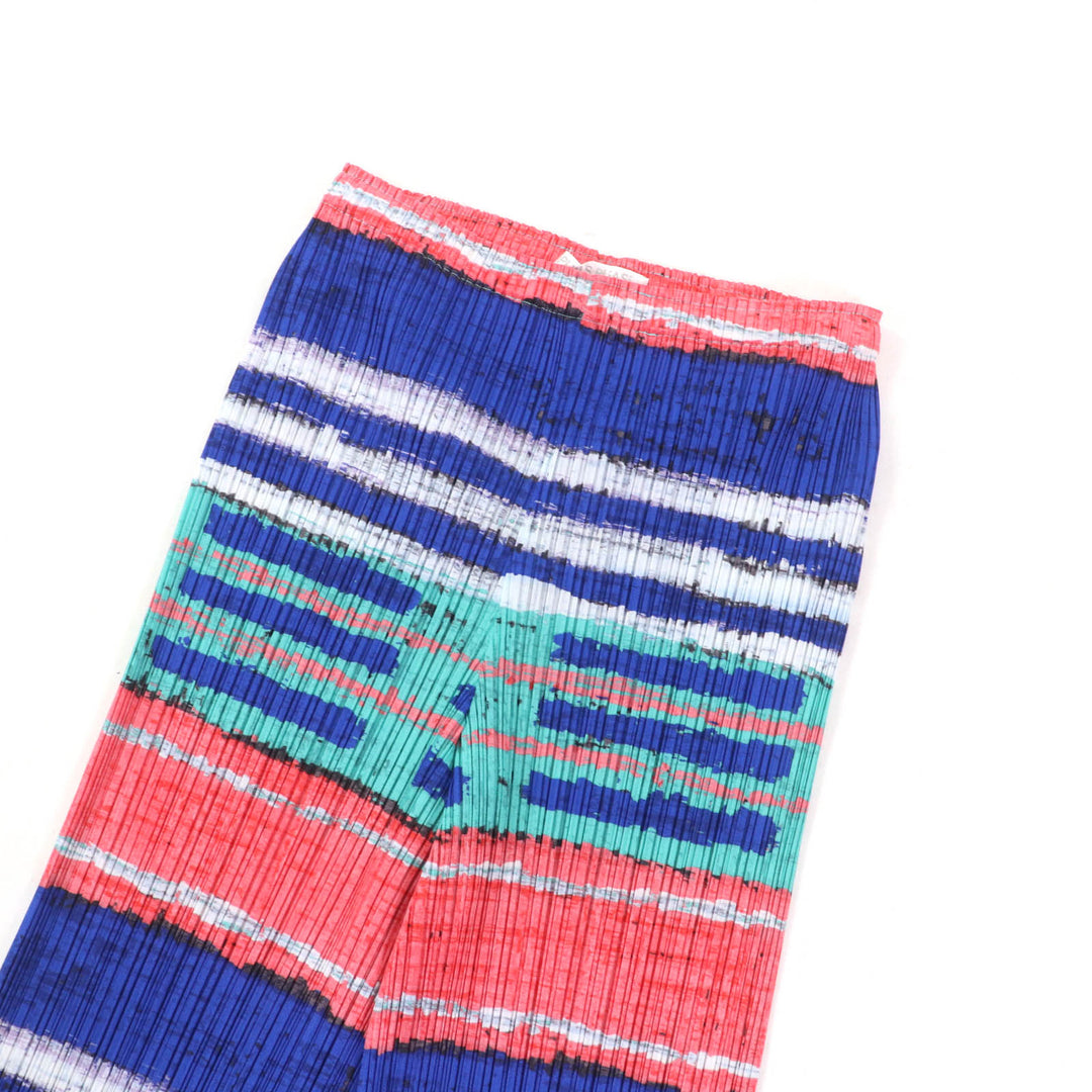 Excellent PLEATS PLEASE Pants Full pattern Pleated Multi polyester Women 1