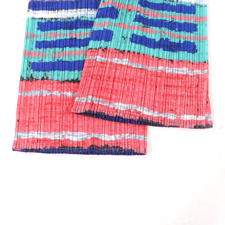 Excellent PLEATS PLEASE Pants Full pattern Pleated Multi polyester Women 1