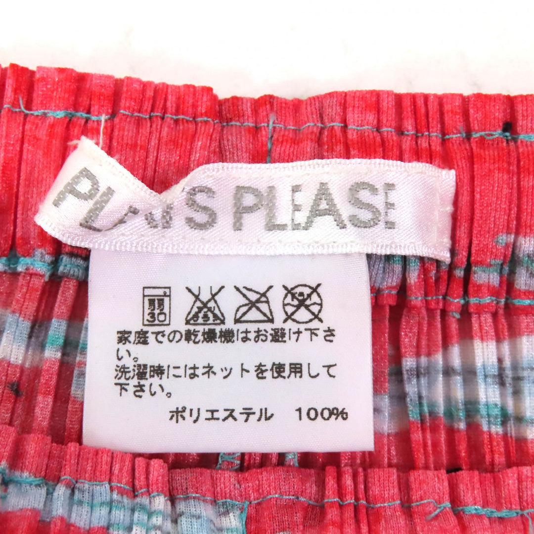 Excellent PLEATS PLEASE Pants Full pattern Pleated Multi polyester Women 1