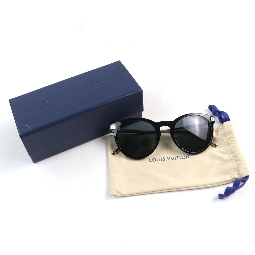 Excellent LOUIS VUITTON Sunglasses LV Rise Round LV signature monogram logo