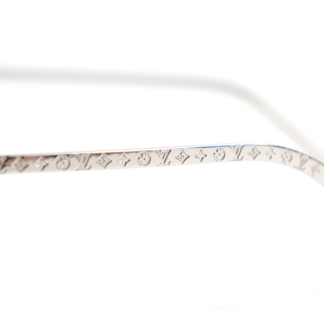 Excellent LOUIS VUITTON Sunglasses LV Rise Round LV signature monogram logo