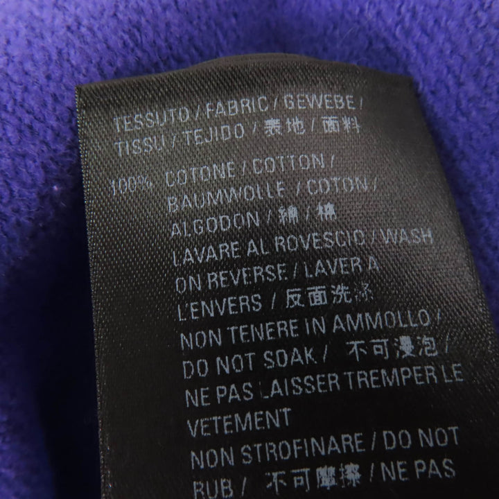 Pristine BALENCIAGA hoodie Bebe Stone with hood purple cotton Women M 670946