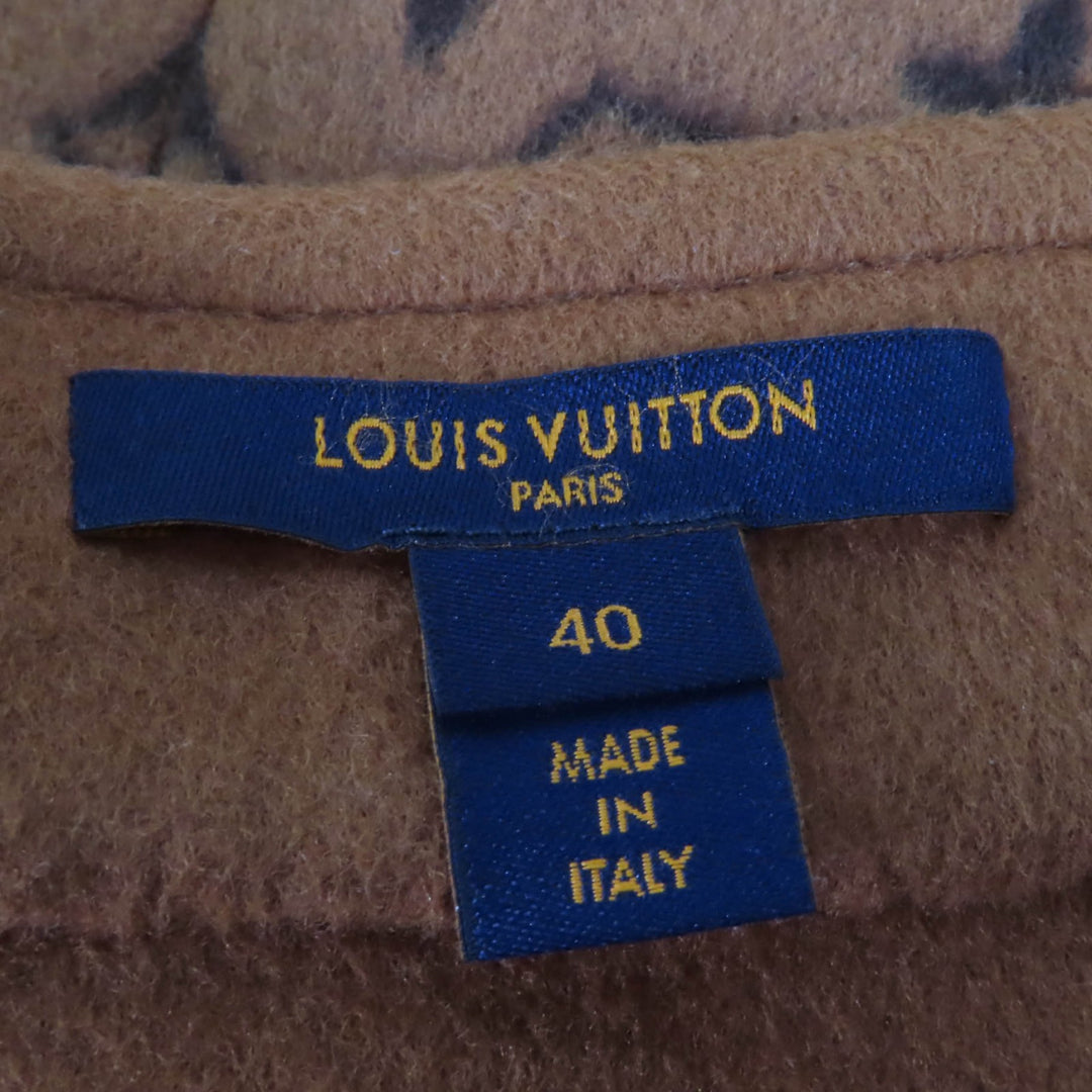 Excellent LOUIS VUITTON Mini skirt Brown wool Women 40