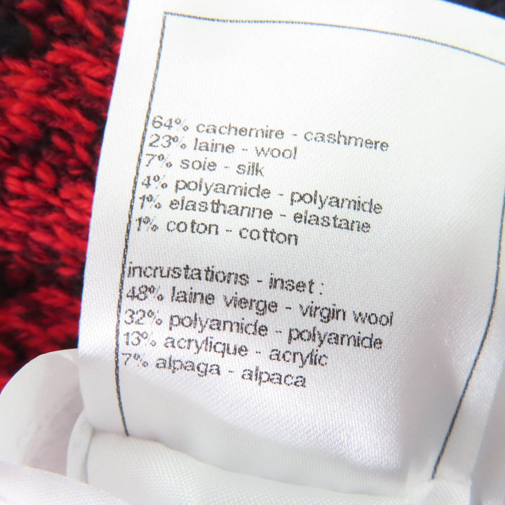 CHANEL Jacket COCO Mark No Collar Tweed series cashmere 36 23B P75716K10880