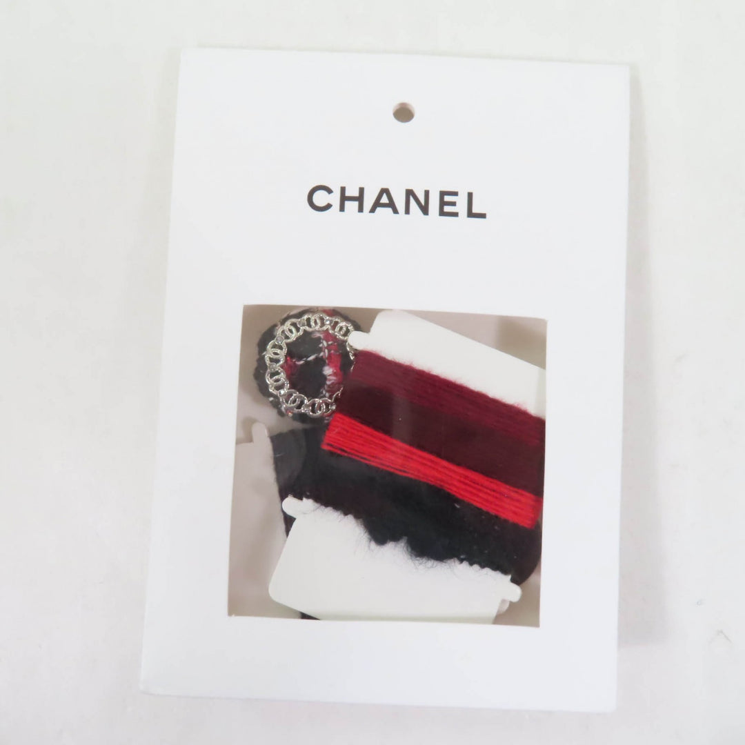 CHANEL Jacket COCO Mark No Collar Tweed series cashmere 36 23B P75716K10880