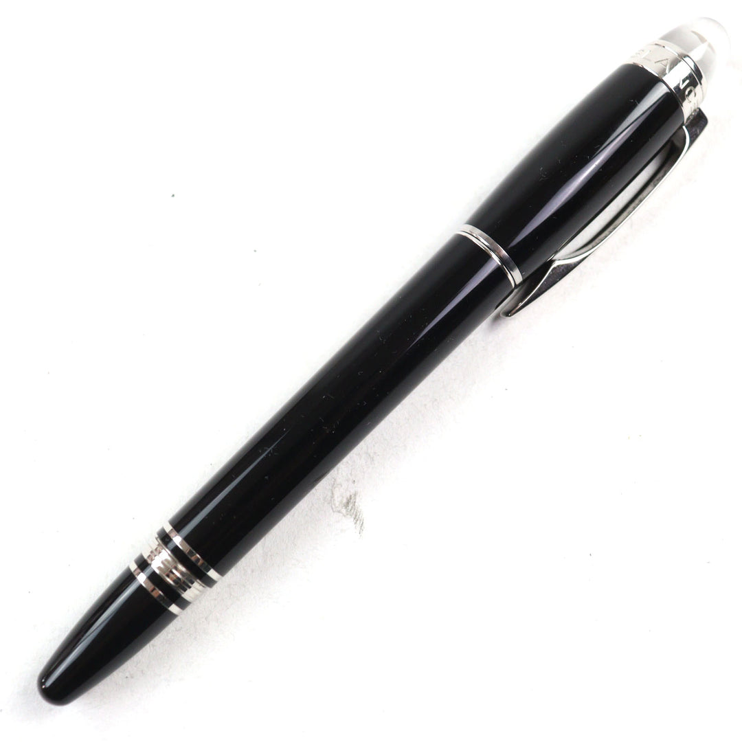 Very Good MONTBLANC Fineliner Starwalker Logo engraved White Star Capped