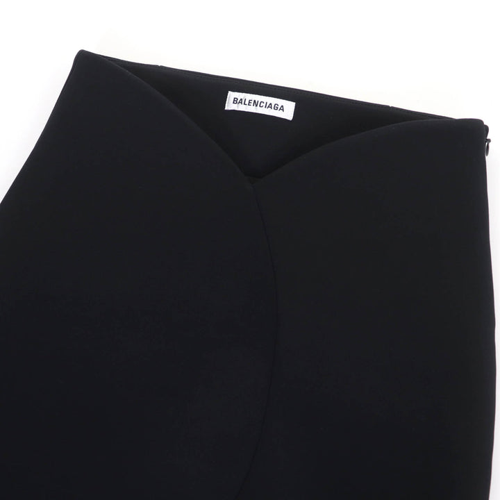 Great BALENCIAGA Mini skirt bonding black Rayon Women 34 662987