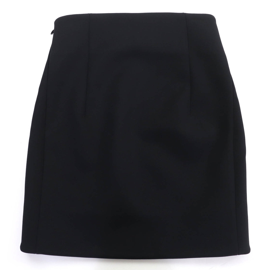 Great BALENCIAGA Mini skirt bonding black Rayon Women 34 662987