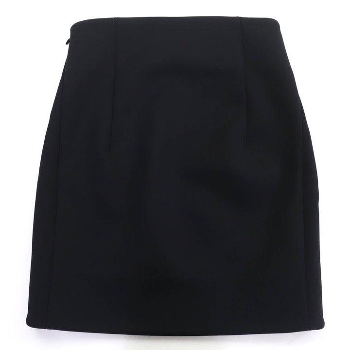 Great BALENCIAGA Mini skirt bonding black Rayon Women 34 662987