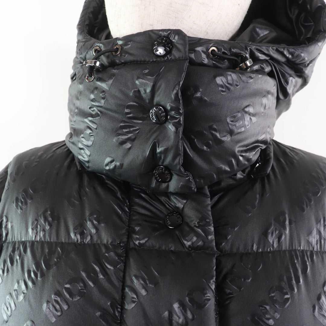 Excellent MONCLER down coat PARNAIBA black Nylon Women 2
