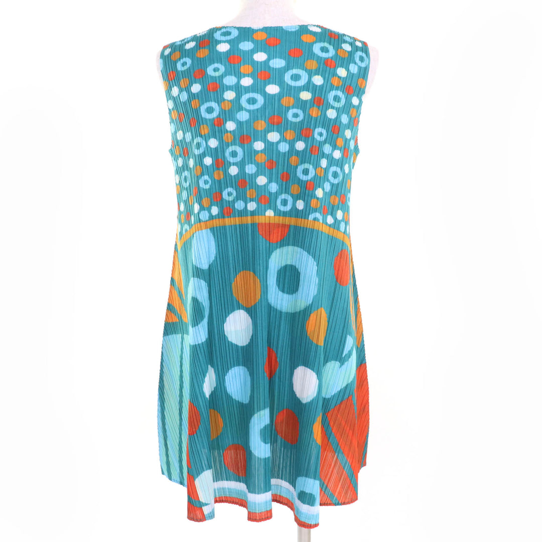Excellent PLEATS PLEASE one piece Dot/all-over pattern, flared silhouette, 3