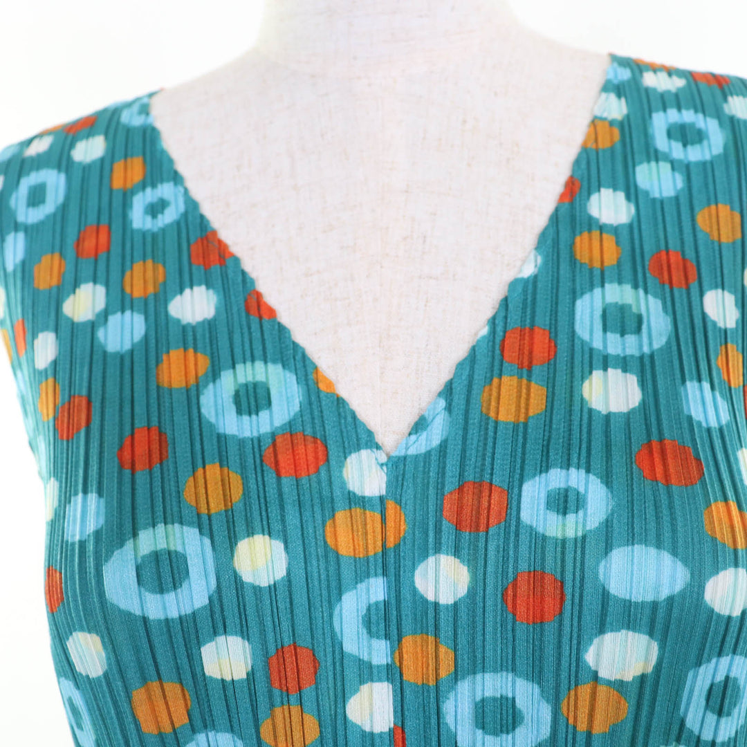 Excellent PLEATS PLEASE one piece Dot/all-over pattern, flared silhouette, 3