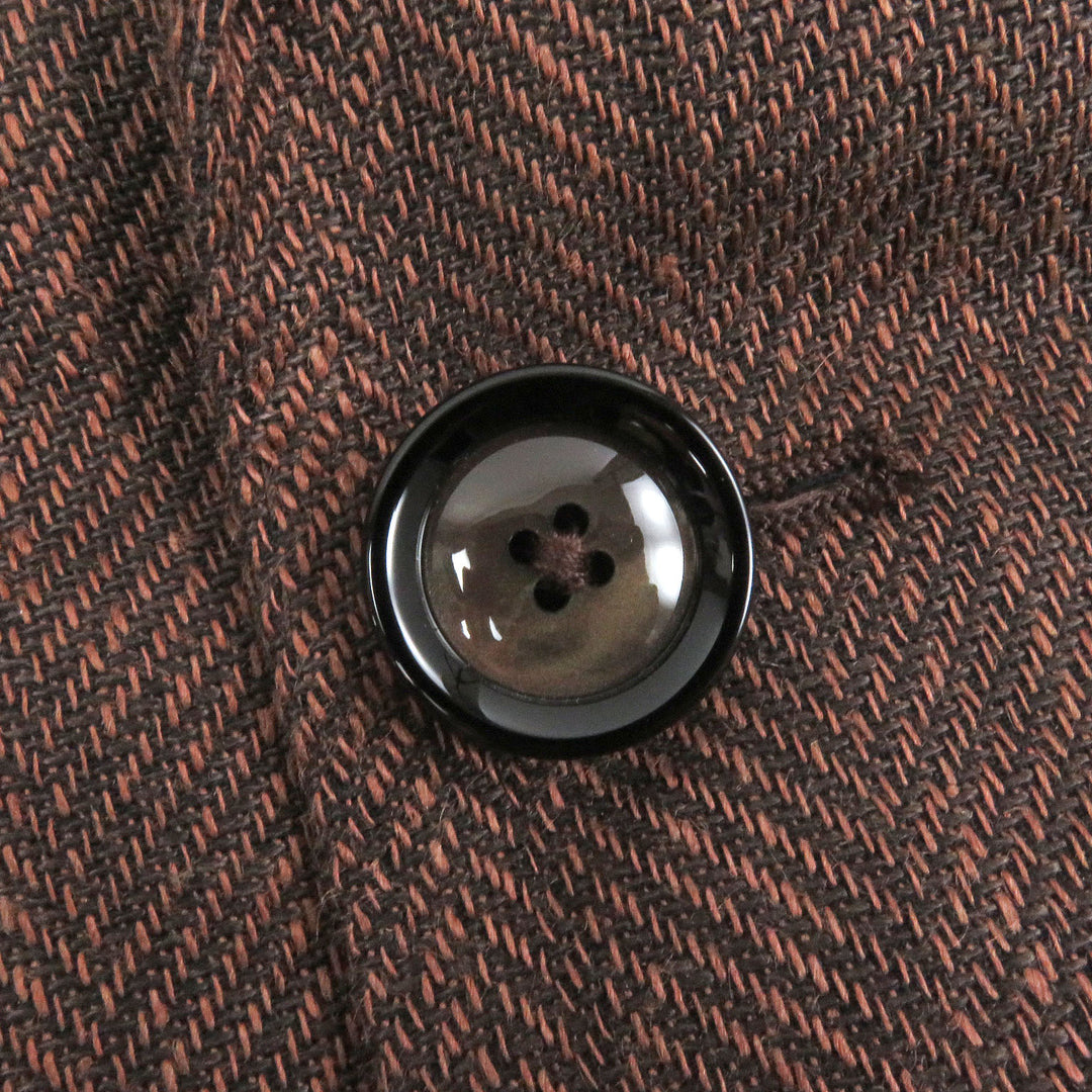 Pristine TAGLIATORE tailored jacket Single unconstructed jacket Brown linen