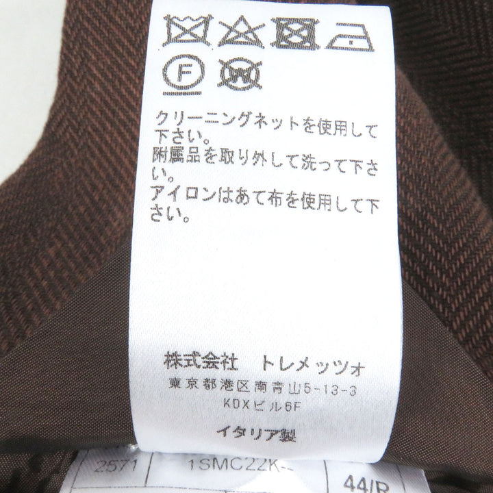 Pristine TAGLIATORE tailored jacket Single unconstructed jacket Brown linen