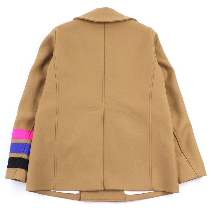 Excellent DSQUARED2 pea coat Double Breasted with Strap and Lined Sleeves 48