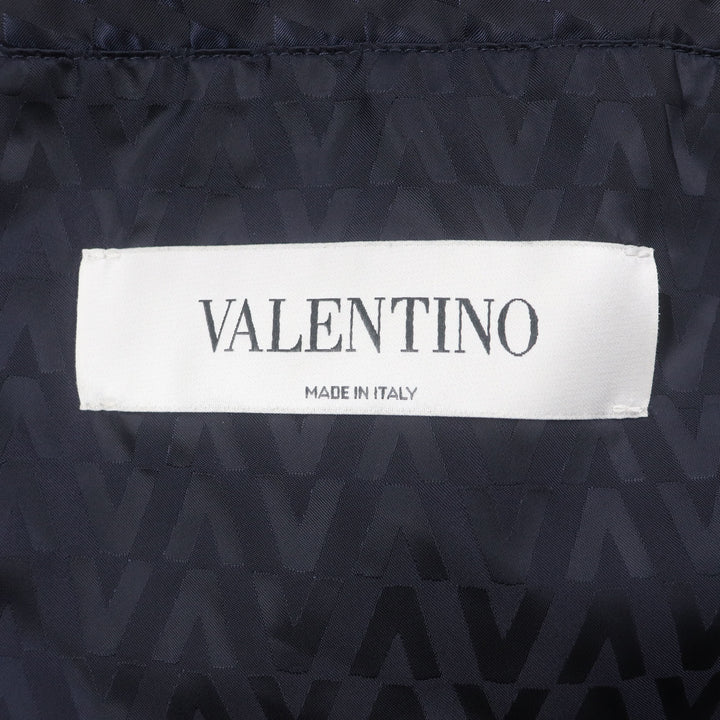 Excellent VALENTINO Blouson Navy Nylon mens 48