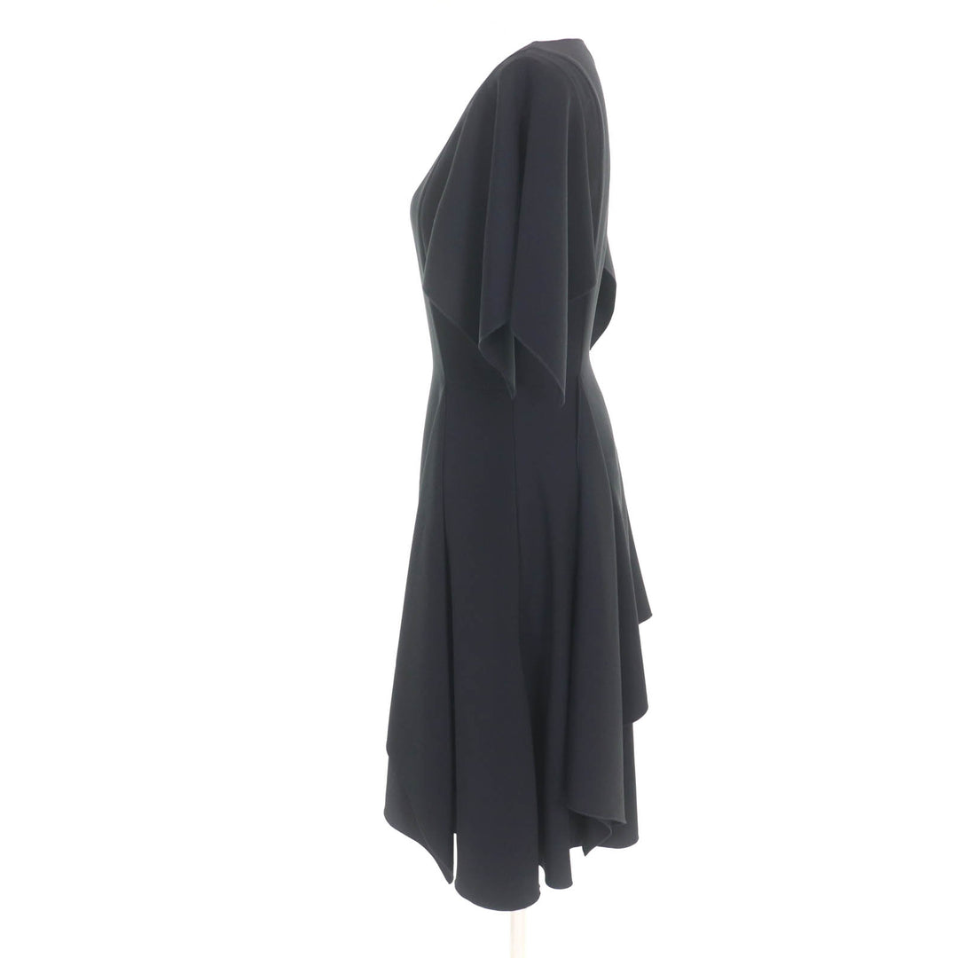 Excellent ADEAM one piece V-neck, short sleeves, design black polyester 0 41196