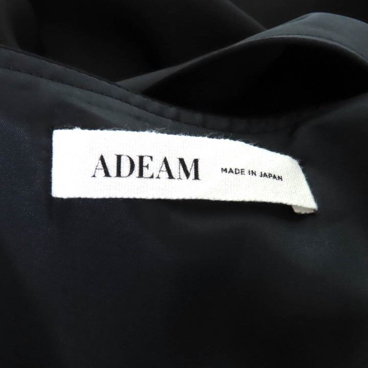 Excellent ADEAM one piece V-neck, short sleeves, design black polyester 0 41196